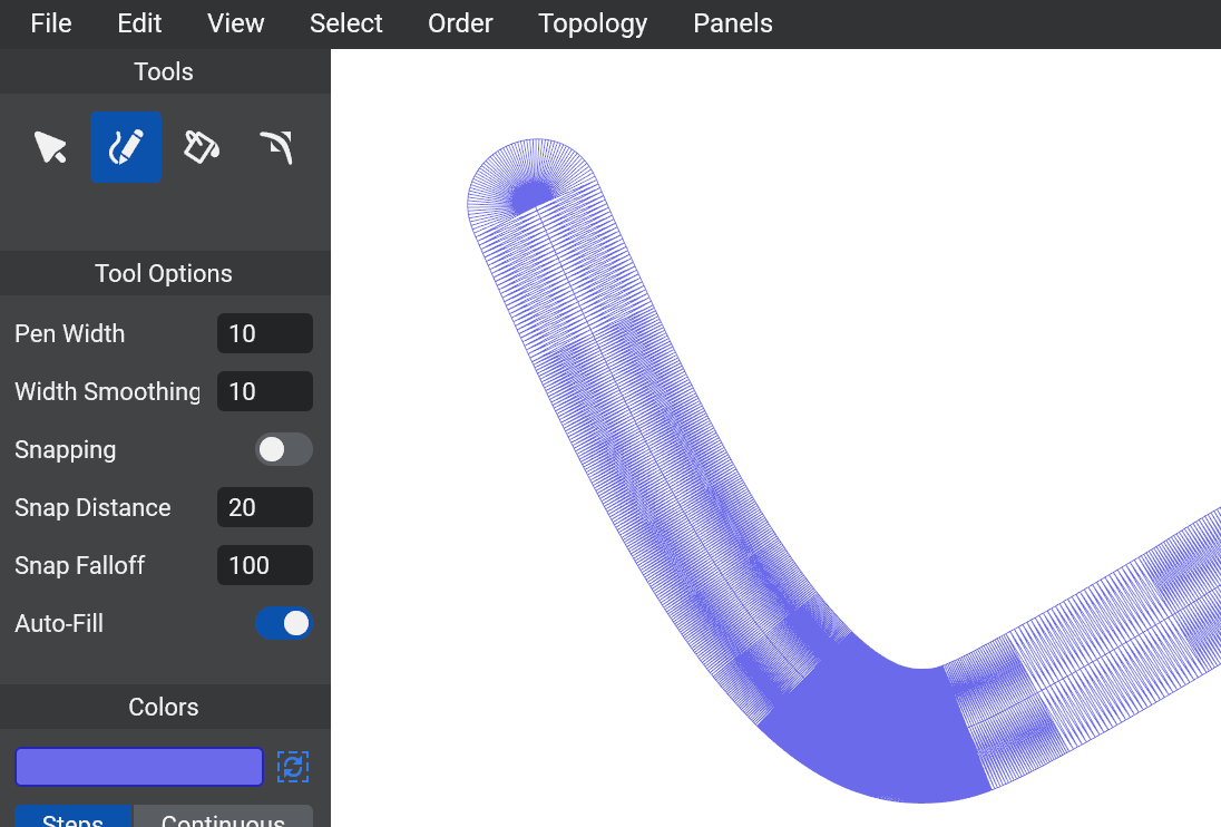 Wireframe Uniform Sampling